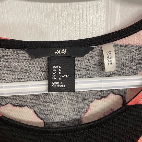 Pink floral leopard print dress - Picture 3 of 5